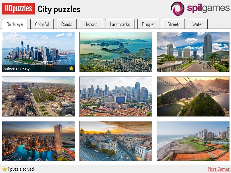 city puzzles