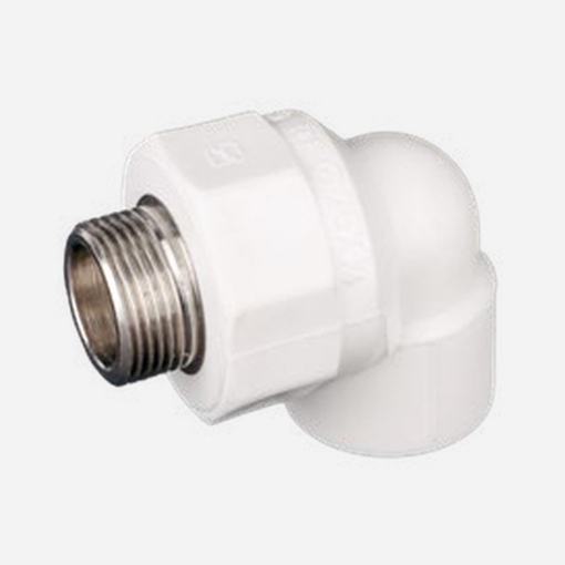 تصویر  زانو یکسر مغزی فلزی سایز 20*1/2"