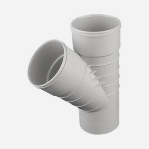 تصویر  سه راهی 45 درجه PVC-U سایز 50