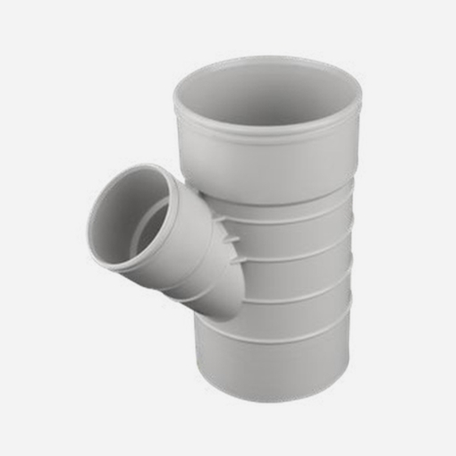تصویر  سه راهی تبدیلی 45 درجه PVC-U سایز 90-110